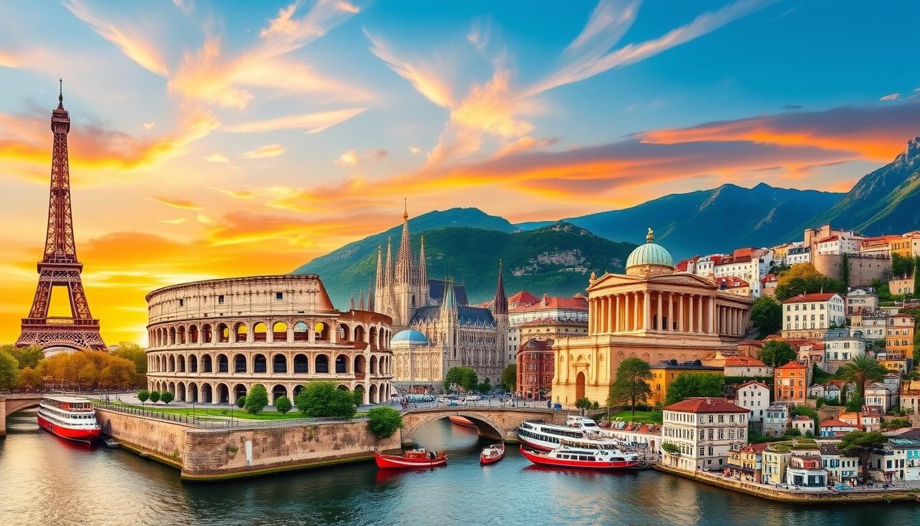 Beliebte Reiseziele in Europa