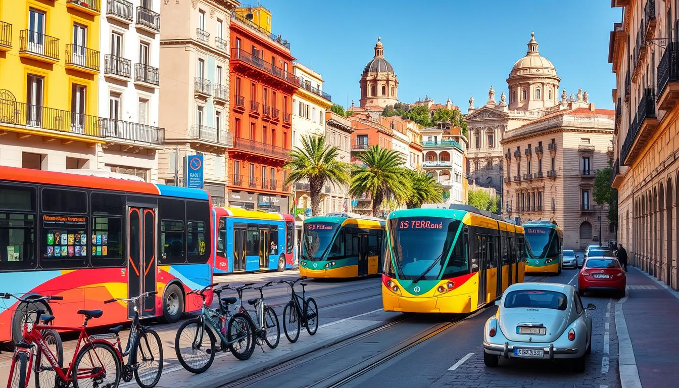 Transport für Städtereisen Spanien