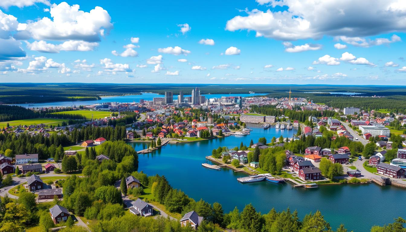 Finnland Natur Städte