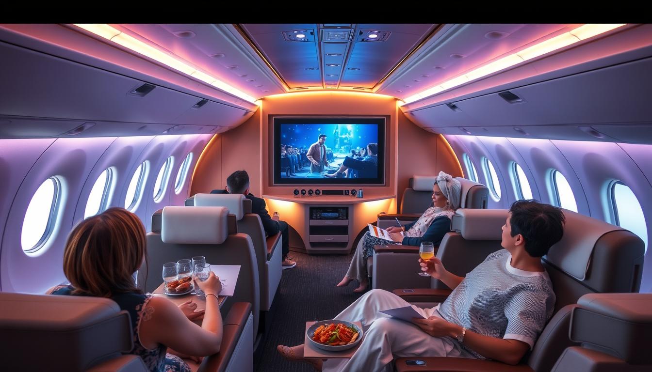 erstklassige unterhaltung an bord