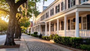 Charleston – Historische Altstadt im goldenen Licht mit Südstaatenflair
